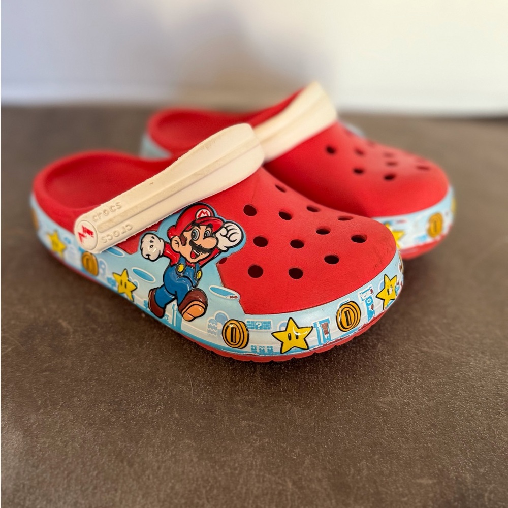Super Mario Red Crocs size C9